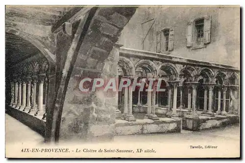 Cartes postales Aix en Provence le Cloitre de Saint Sauveur XI siecle