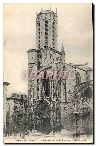 Cartes postales Aix en Provence la Cathedrale de St Sauveur XIII siecle