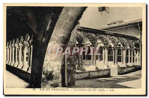 Cartes postales Aix en Provence le Cloitre du Xi siecle