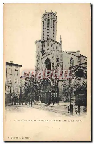 Ansichtskarte AK Aix en Provence Cathedrale de Saint Sauveur XIII siecle