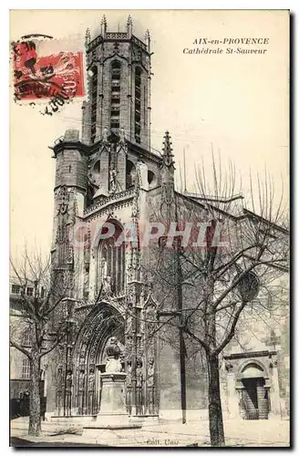 Cartes postales Aix en Provence Cathedrale St Sauveur