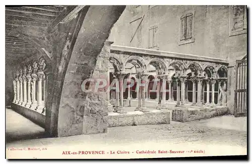 Ansichtskarte AK Aix en Provence Cathedrale Saint Sauveur XI siecle