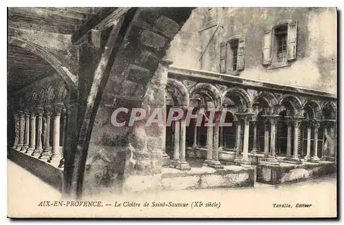 Ansichtskarte AK Aix en Provence le Cloitre de Saint Sauveur XI siecle