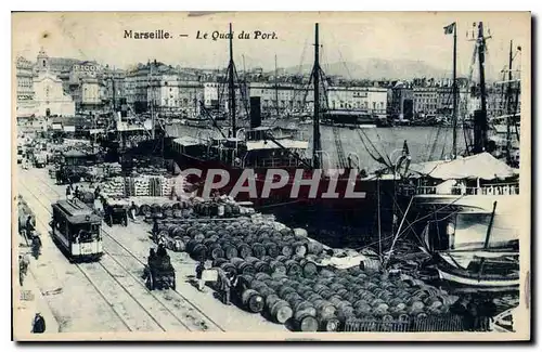 Cartes postales Marseille le Quai du Port