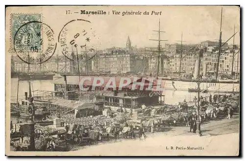 Cartes postales Marseille vue generale du Port