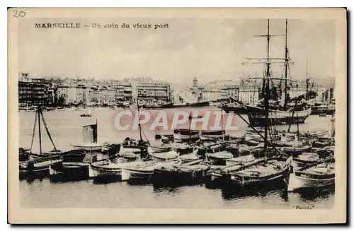 Cartes postales Marseille Un Coin du Vieux Port