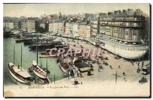 Cartes postales Marseille le Quai du Port