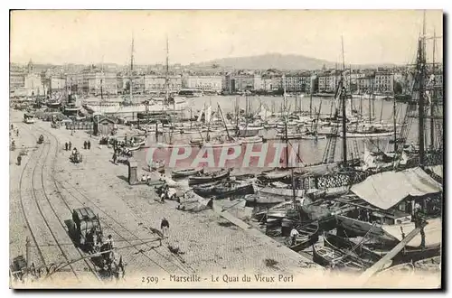 Cartes postales Marseille le Quai du Vieux Port