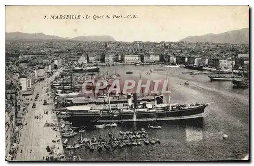 Cartes postales Marseille le Quai du Port