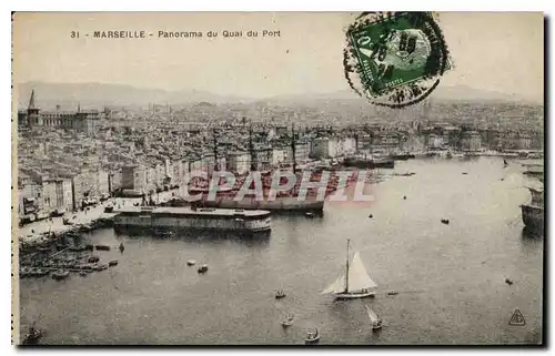 Cartes postales Marseille Panorama du Quai du Port