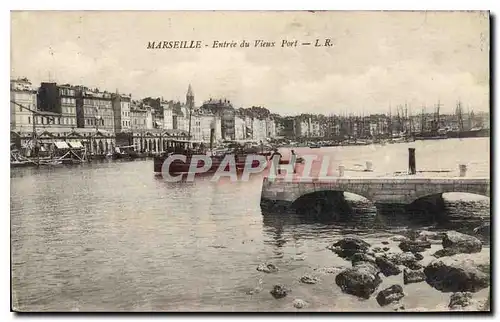 Cartes postales Marseille Entree du Vieux Port