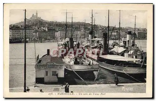 Cartes postales Marseille un Coin du Vieux Port