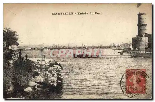 Cartes postales Marseille Entree du Port