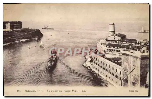 Ansichtskarte AK Marseille la Passe du Vieux Port