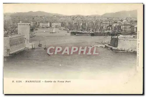 Cartes postales Marseille Entree du Vieux Port