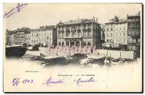 Ansichtskarte AK Marseille La Mairie