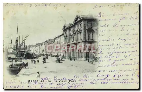 Cartes postales Marseille Le Vieux Port