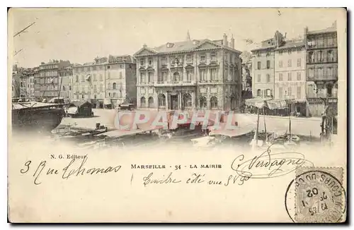 Cartes postales Marseille La Mairie