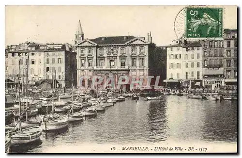 Cartes postales Marseille L'Hotel de Ville