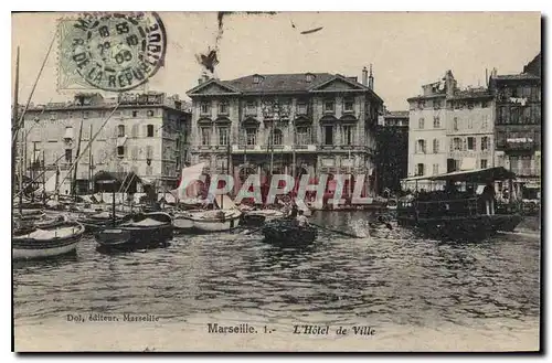 Cartes postales Marseille L'Hotel de Ville