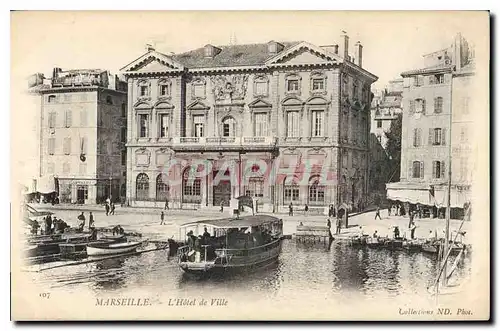 Cartes postales Marseille L'Hotel de Ville