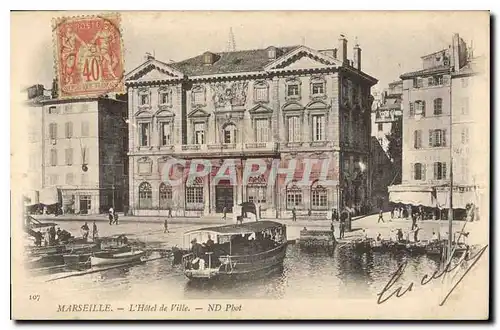 Cartes postales Marseille L'Hotel de Ville