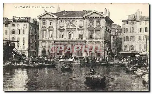 Cartes postales Marseille L'Hotel de Ville