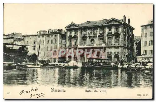 Cartes postales Marseille Hotel de Ville