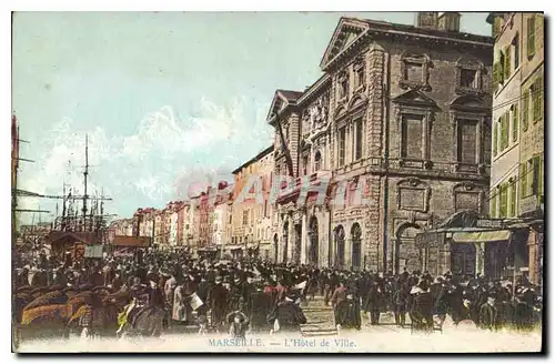 Cartes postales Marseille l'hotel de Ville