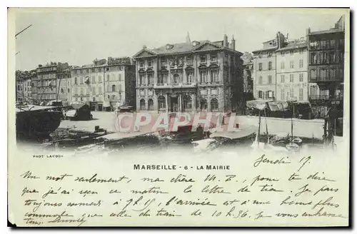 Cartes postales Marseille la Mairie