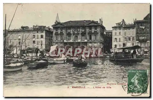 Cartes postales Marseille l'hotel de Ville