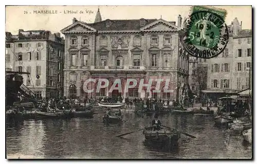 Cartes postales Marseille l'hotel de Ville