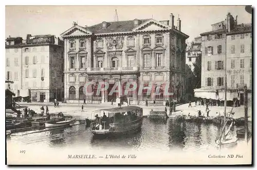 Cartes postales Marseille l'hotel de Ville