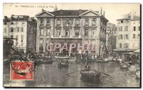 Cartes postales Marseille l'hotel de Ville