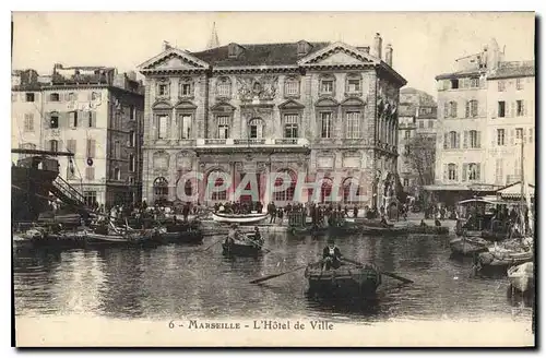 Cartes postales Marseille l'hotel de Ville