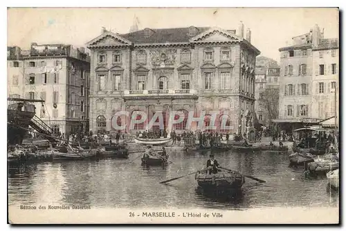 Cartes postales Marseille l'hotel de Ville