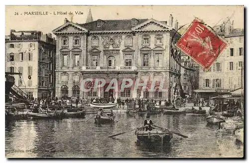 Cartes postales Marseille l'hotel de Ville