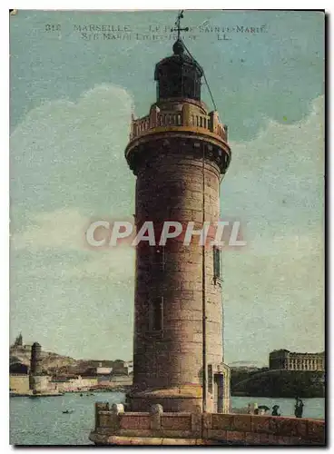 Cartes postales Marseille le Phare Sainte Marie