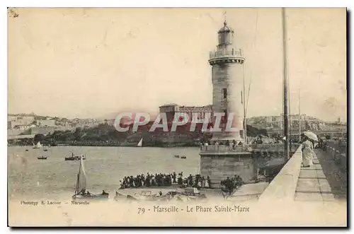 Cartes postales Marseille le Phare Sainte Marie