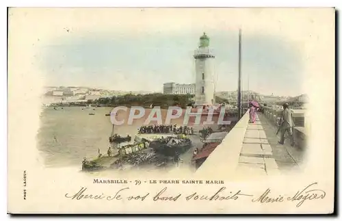 Cartes postales Marseille le Phare Sainte Marie