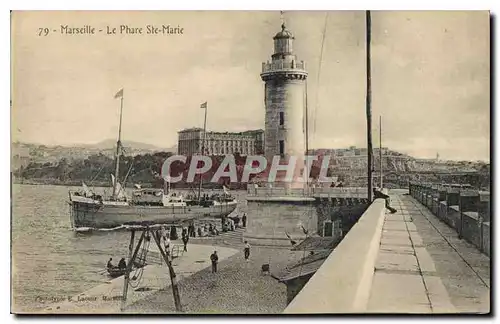 Cartes postales Marseille le Phare Sainte Marie