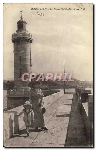 Cartes postales Marseille le Phare Sainte Marie