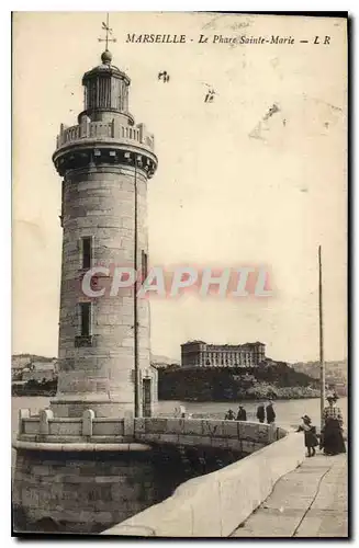 Cartes postales Marseille le Phare Sainte Marie