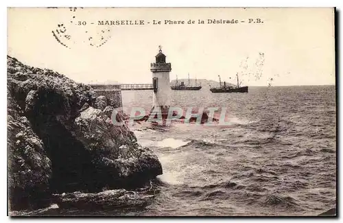 Ansichtskarte AK Marseille le Phare de la Desirade