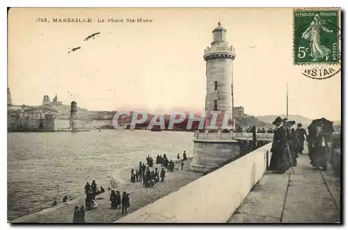 Ansichtskarte AK Marseille le Phare Ste Marie