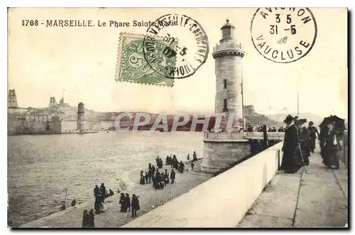 Cartes postales Marseille le Phare Sainte Marie