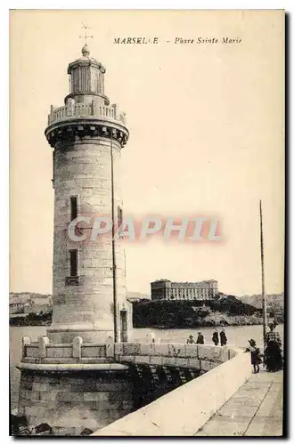 Cartes postales Marseille Phare Sainte Marie