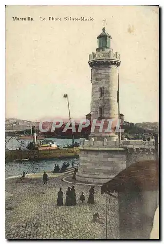 Cartes postales Marseille le Phare Sainte Marie