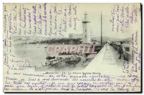 Cartes postales Marseille le Phare Sainte Marie