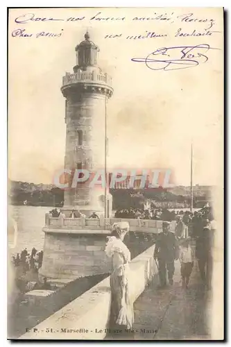 Ansichtskarte AK Marseille le Phare Ste Marie